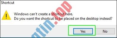 Click&nbsp;vào&nbsp;Yes&nbsp;