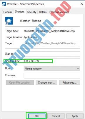 Nhập&nbsp;tổ&nbsp;hợp&nbsp;phím&nbsp;tắt&nbsp;