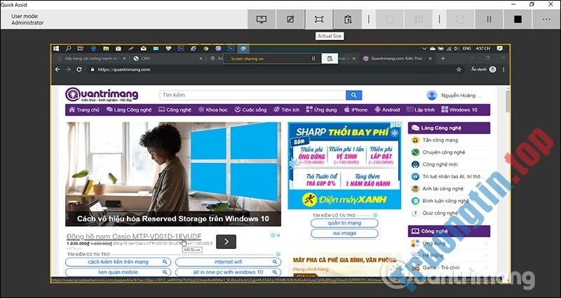 Hiển&nbsp;thị&nbsp;màn&nbsp;hình&nbsp;máy&nbsp;tính
