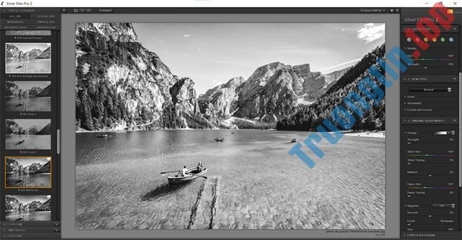 Cách chuyển ảnh màu sang đen trắng Photoshop 19 Film Types và Finishing Adjustments là những bước cuối cùng cần áp dụng