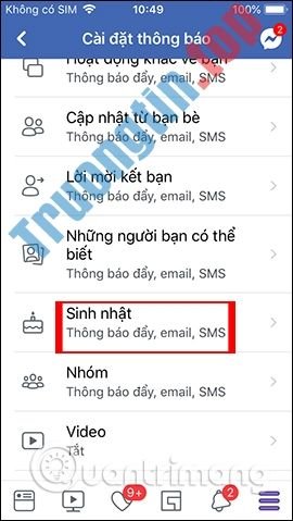 Thông&nbsp;báo&nbsp;Sinh&nbsp;nhật