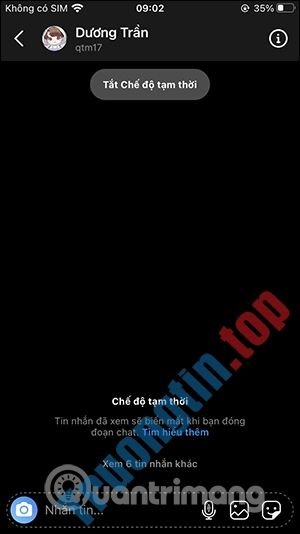 Chế&nbsp;độ&nbsp;nhắn&nbsp;tin&nbsp;tự&nbsp;xóa