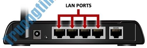 Tất cả các máy khách, máy chủ và thiết bị mạng được kết nối với nhau bằng một cổng LAN