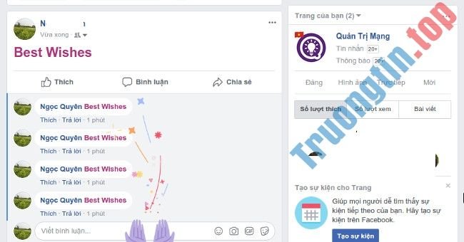 Tạo&nbsp;hiệu&nbsp;ứng&nbsp;chúc&nbsp;phúc&nbsp;với&nbsp;Best&nbsp;Wishes