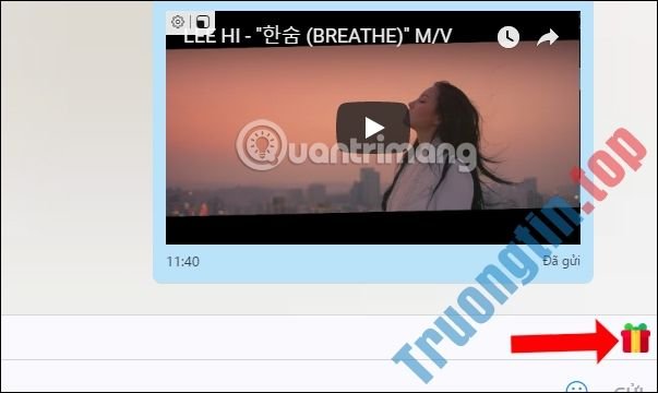 Biểu&nbsp;tượng&nbsp;quà&nbsp;tặng&nbsp;Zalo&nbsp;