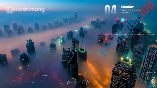 Hướng dẫn tạo giao diện Windows 10 tuyệt đẹp với bộ theme Amatical và phần mềm Rainmeter