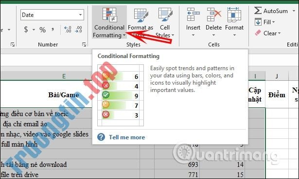 &nbsp;Cách&nbsp;đổi&nbsp;màu&nbsp;ô&nbsp;Excel&nbsp;theo&nbsp;điều&nbsp;kiện&nbsp;