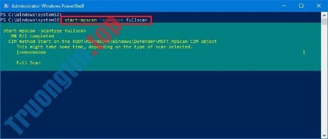 3 cách quét virus toàn hệ thống Windows 10 bằng Microsoft Defender