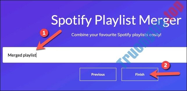 Cách hợp nhất các playlist trên Spotify
