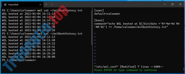 &nbsp;Cách&nbsp;chạy&nbsp;lệnh&nbsp;Linux&nbsp;khi&nbsp;khởi&nbsp;động&nbsp;Windows&nbsp;Subsystem&nbsp;for&nbsp;Linux&nbsp;trên&nbsp;Windows&nbsp;10&nbsp;