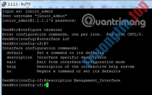 10 lệnh cần thành thạo khi làm việc với Cisco IOS