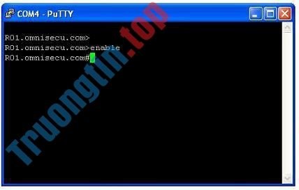 Cách sử dụng PuTTY trên router và switch của Cisco 3 Cách sử dụng PuTTY trên router và switch của Cisco