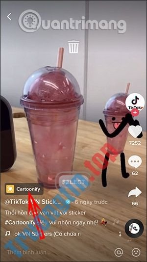  Cách quay video TikTok sticker đồ vật biết chuyển động 