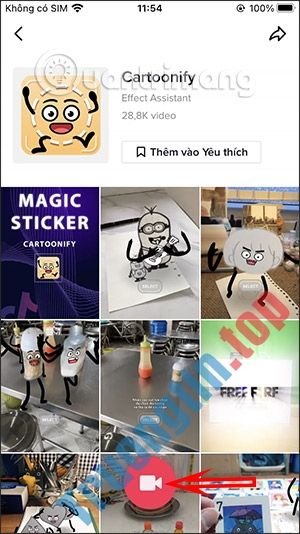  Cách quay video TikTok sticker đồ vật biết chuyển động 