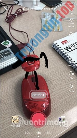  Cách quay video TikTok sticker đồ vật biết chuyển động 