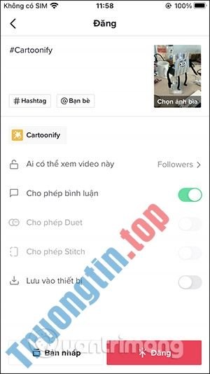  Cách quay video TikTok sticker đồ vật biết chuyển động 
