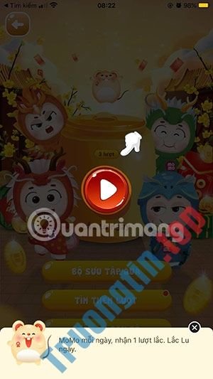 Cách&nbsp;lắc&nbsp;Momo&nbsp;tết&nbsp;và&nbsp;quy&nbsp;đổi&nbsp;phần&nbsp;thưởng