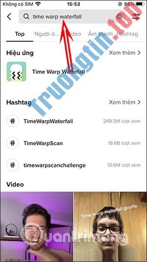 Cách quay video TikTok hiệu ứng ngọ nguậy Time Warp Waterfall 7 Cách quay video TikTok hiệu ứng ngọ nguậy Time Warp Waterfall