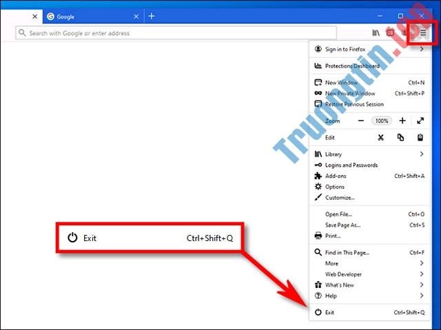 Cách&nbsp;đóng&nbsp;tất&nbsp;cả&nbsp;cửa&nbsp;sổ&nbsp;Firefox&nbsp;cùng&nbsp;một&nbsp;lúc