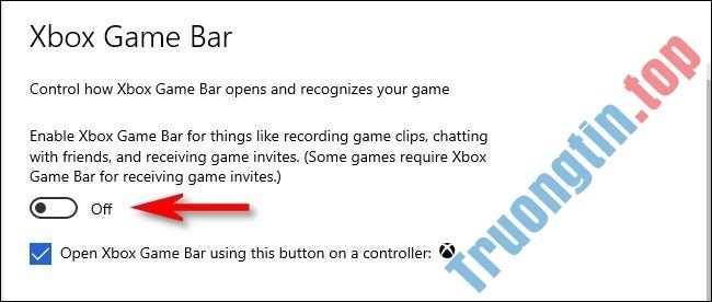 Cách tắt (hoặc bật) Xbox Game Bar trên Windows 10
