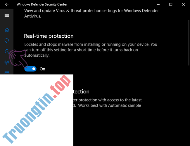 Tắt&nbsp;Windows&nbsp;Defender&nbsp;(Windows&nbsp;Security)&nbsp;trên&nbsp;Windows&nbsp;10