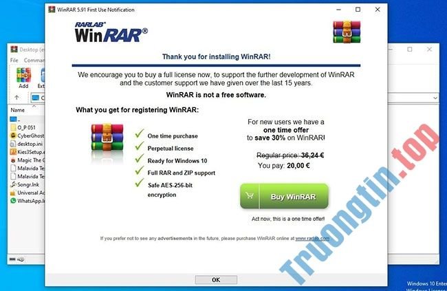 Tải WinRAR 6.00b1: Công cụ nén và giải nén miễn phí