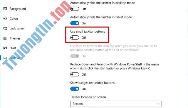 Cách tối đa hóa không gian hiển thị màn hình Windows 10