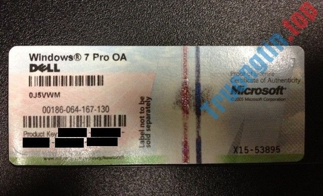 Cách&nbsp;tìm&nbsp;product&nbsp;key&nbsp;của&nbsp;Windows&nbsp;7