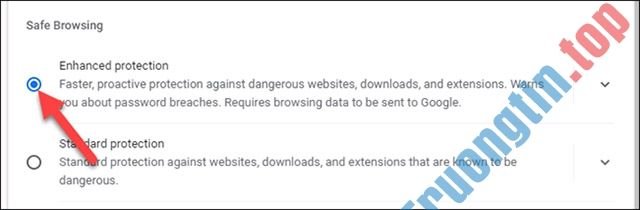 Cách bật tính năng duyệt web an toàn nâng cao ‘Safe Browsing Enhanced’ trên Google Chrome