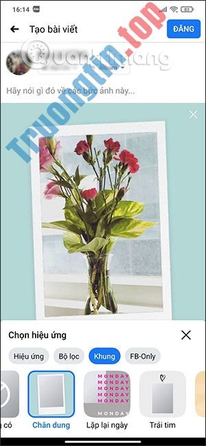 Cách&nbsp;chèn&nbsp;khung&nbsp;ảnh&nbsp;đăng&nbsp;lên&nbsp;Facebook