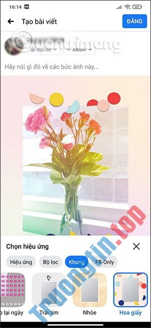 Cách&nbsp;chèn&nbsp;khung&nbsp;ảnh&nbsp;đăng&nbsp;lên&nbsp;Facebook