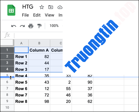 Cách&nbsp;thay&nbsp;đổi&nbsp;kích&nbsp;thước&nbsp;cột&nbsp;và&nbsp;hàng&nbsp;trong&nbsp;Google&nbsp;sheets