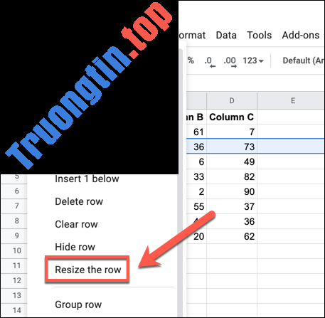 Cách&nbsp;thay&nbsp;đổi&nbsp;kích&nbsp;thước&nbsp;cột&nbsp;và&nbsp;hàng&nbsp;trong&nbsp;Google&nbsp;sheets