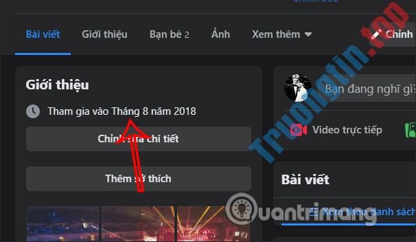 Cách&nbsp;xem&nbsp;ngày&nbsp;tham&nbsp;gia&nbsp;Facebook