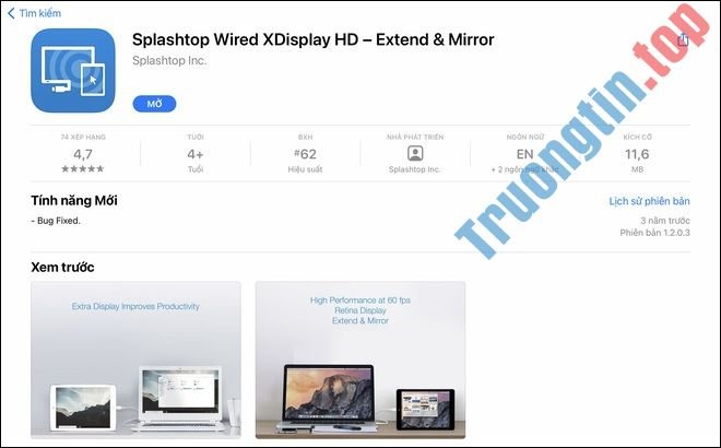 Hướng&nbsp;dẫn&nbsp;dùng&nbsp;iPad&nbsp;làm&nbsp;màn&nbsp;hình&nbsp;phụ&nbsp;cho&nbsp;máy&nbsp;tính&nbsp;Windows&nbsp;và&nbsp;Macbook