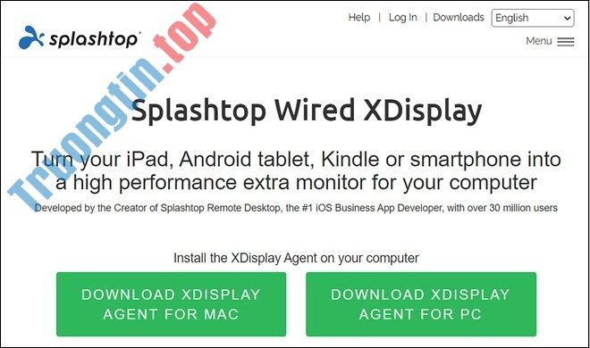 Hướng&nbsp;dẫn&nbsp;dùng&nbsp;iPad&nbsp;làm&nbsp;màn&nbsp;hình&nbsp;phụ&nbsp;cho&nbsp;máy&nbsp;tính&nbsp;Windows&nbsp;và&nbsp;Macbook