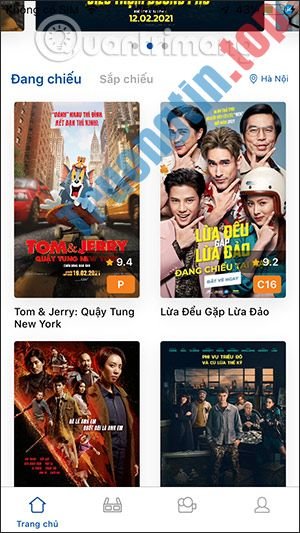 Cách đặt vé xem phim online trên Galaxy Cinema