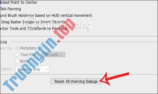 Cách&nbsp;khôi&nbsp;phục&nbsp;hộp&nbsp;thoại&nbsp;cảnh&nbsp;báo&nbsp;trên&nbsp;Photoshop