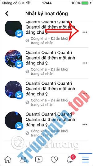 Cách hiện lại bài viết đã ẩn trên Facebook 7 Cách hiện lại bài viết đã ẩn trên Facebook
