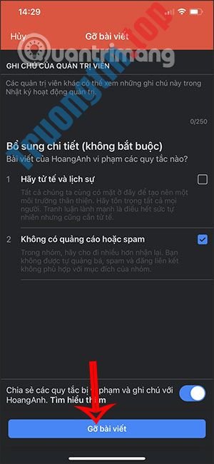 Cách&nbsp;xóa&nbsp;bài&nbsp;quảng&nbsp;cáo,&nbsp;chia&nbsp;sẻ&nbsp;trong&nbsp;nhóm&nbsp;Facebook