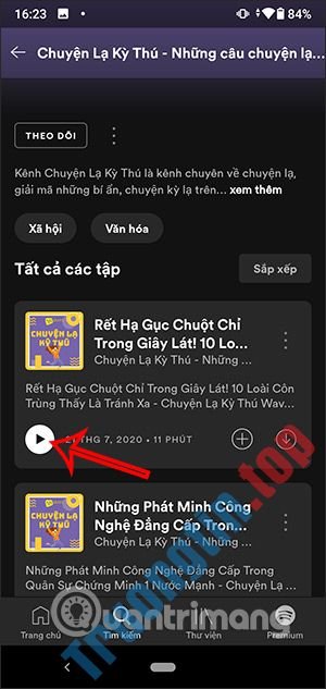 Cách&nbsp;nghe&nbsp;Podcasts&nbsp;trên&nbsp;Spotify