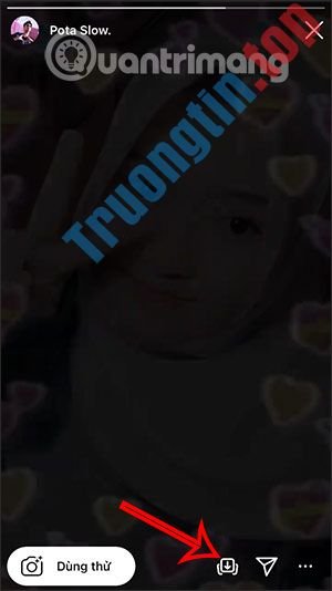 Cách quay video Instagram hiệu ứng trái tim