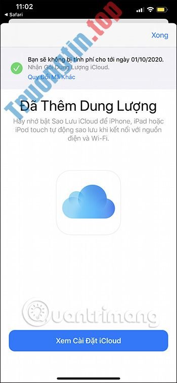 Cách&nbsp;nhận&nbsp;3&nbsp;tháng&nbsp;miễn&nbsp;phí&nbsp;iCloud&nbsp;50GB&nbsp;từ&nbsp;FPT