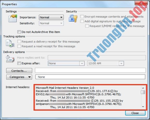Thủ&nbsp;thuật&nbsp;kiểm&nbsp;tra&nbsp;Header&nbsp;của&nbsp;Email