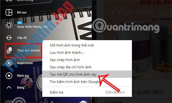 Cách&nbsp;tạo&nbsp;mã&nbsp;QR&nbsp;cho&nbsp;hình&nbsp;ảnh&nbsp;trên&nbsp;Chrome