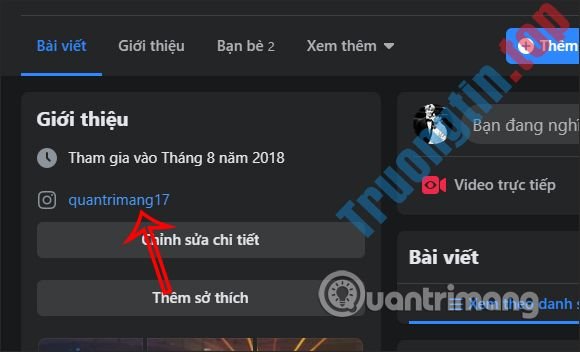 Cách thêm Instagram vào tiểu sử Facebook