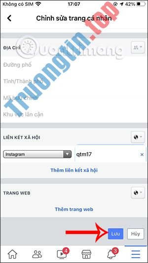 Cách thêm Instagram vào tiểu sử Facebook