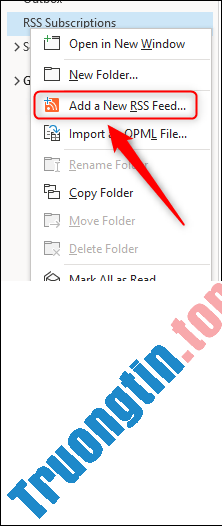 Cách&nbsp;sử&nbsp;dụng&nbsp;Microsoft&nbsp;Outlook&nbsp;làm&nbsp;trình&nbsp;đọc&nbsp;RSS&nbsp;Feed