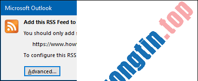 Cách&nbsp;sử&nbsp;dụng&nbsp;Microsoft&nbsp;Outlook&nbsp;làm&nbsp;trình&nbsp;đọc&nbsp;RSS&nbsp;Feed