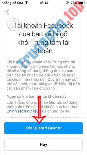 Cách&nbsp;hủy&nbsp;liên&nbsp;kết&nbsp;Instagram&nbsp;với&nbsp;Facebook